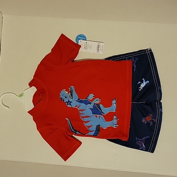 Carter's 2pc Baby Boy Blue Swim Set